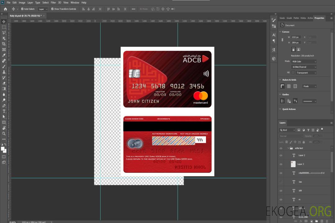 Mastercard bancaire ADCB des Émirats arabes unis Dubaï template Mastercard bancaire ADCB des Émirats arabes unis Dubaï template